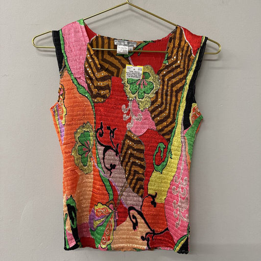 Alberto Makali Stretchy Print Tank Top Small