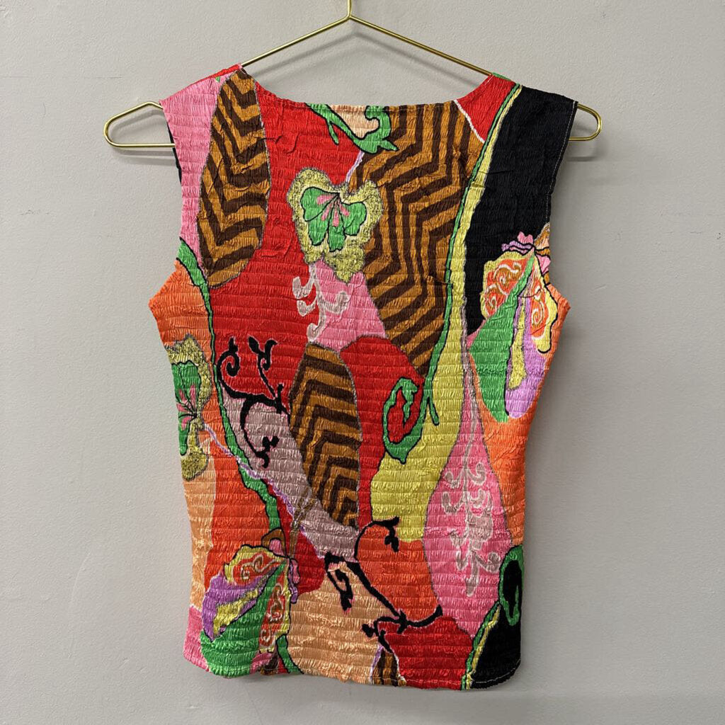 Alberto Makali Stretchy Print Tank Top Small