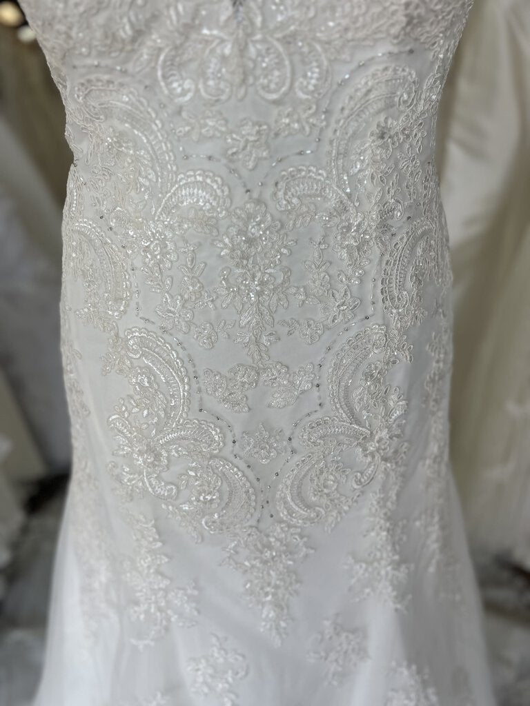 Stella York Off The Shoulder Lace Bridal Gown 22