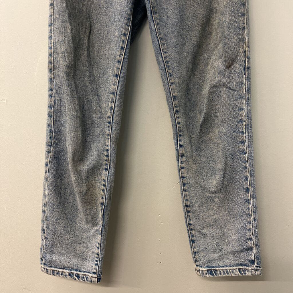 Stradivarius Light Wash Mom Slim Jeans 4