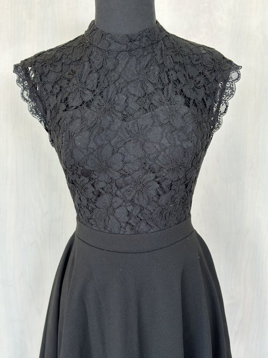 Francesca's High Neck Lace Top Dress XXS