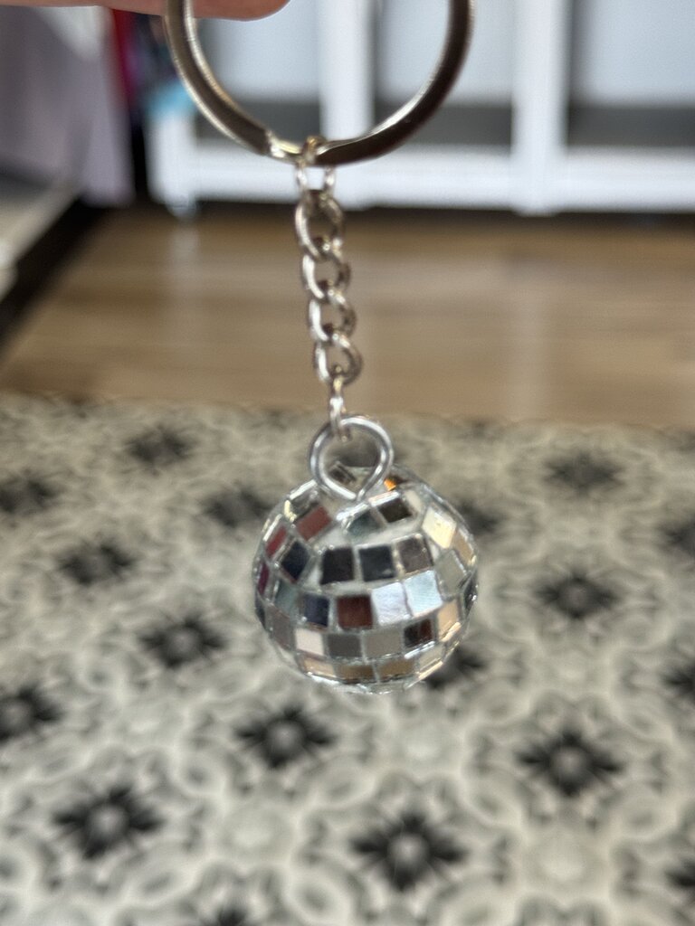 Mini Disco Ball Keychain