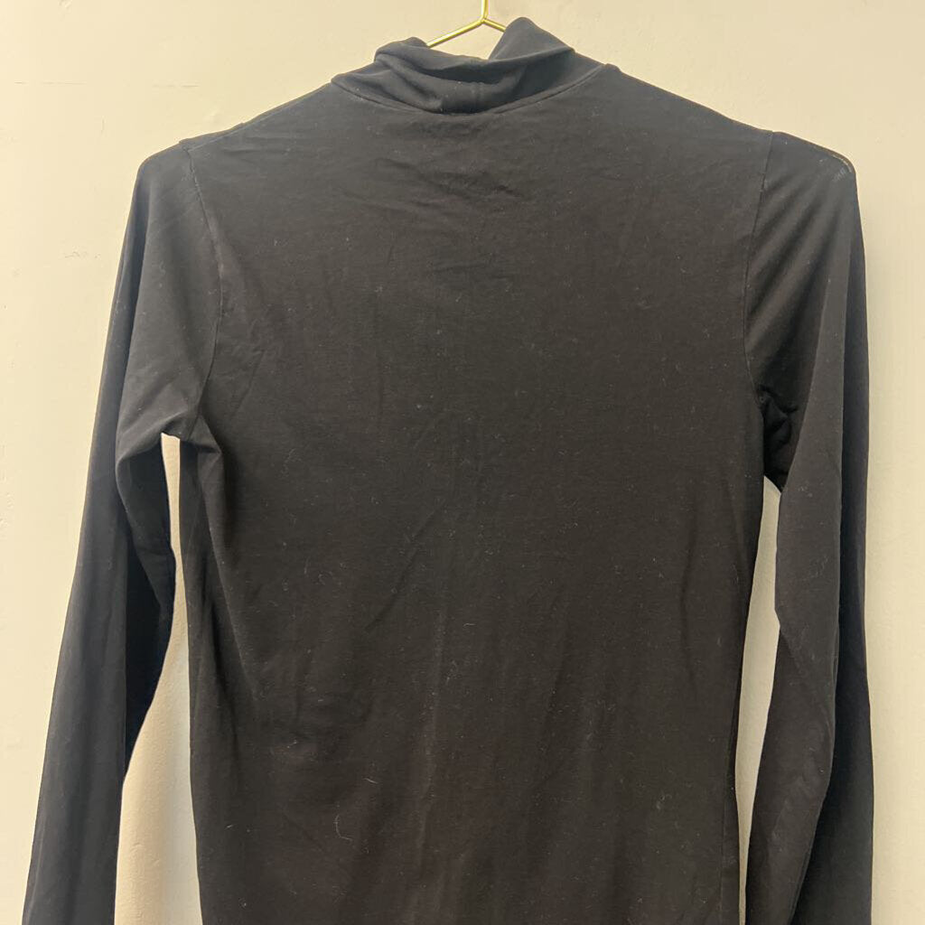 Cabi Black Long Sleeve Turtleneck Small