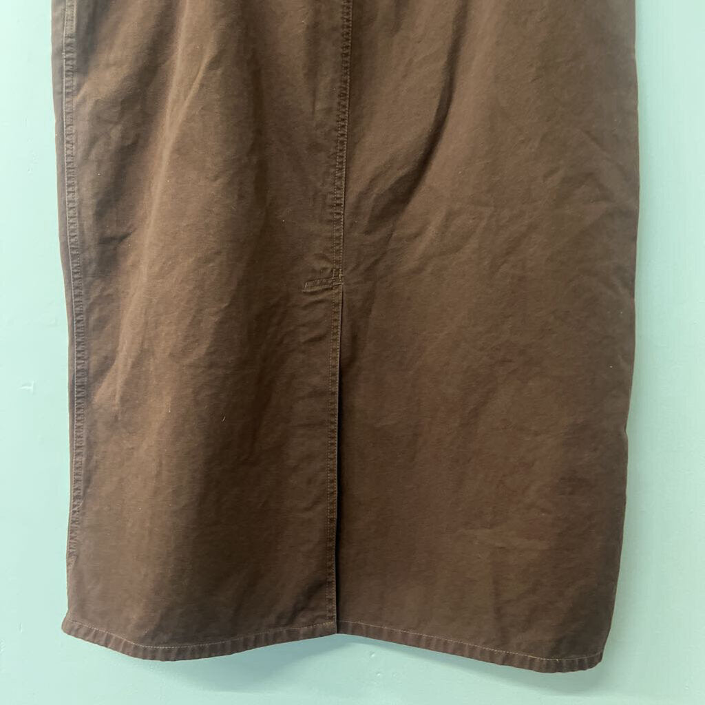 Duck Head Brown Denim Midi Skirt 18