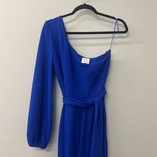 Dress Day Royal Blue One Shoulder Jumpsuit Large