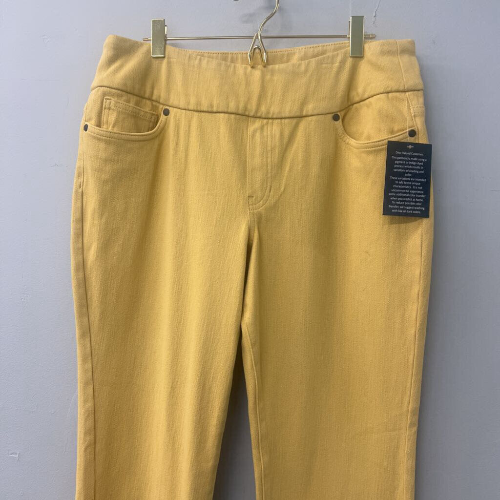 Coldwater Creek Yellow Pull On Pants 12P