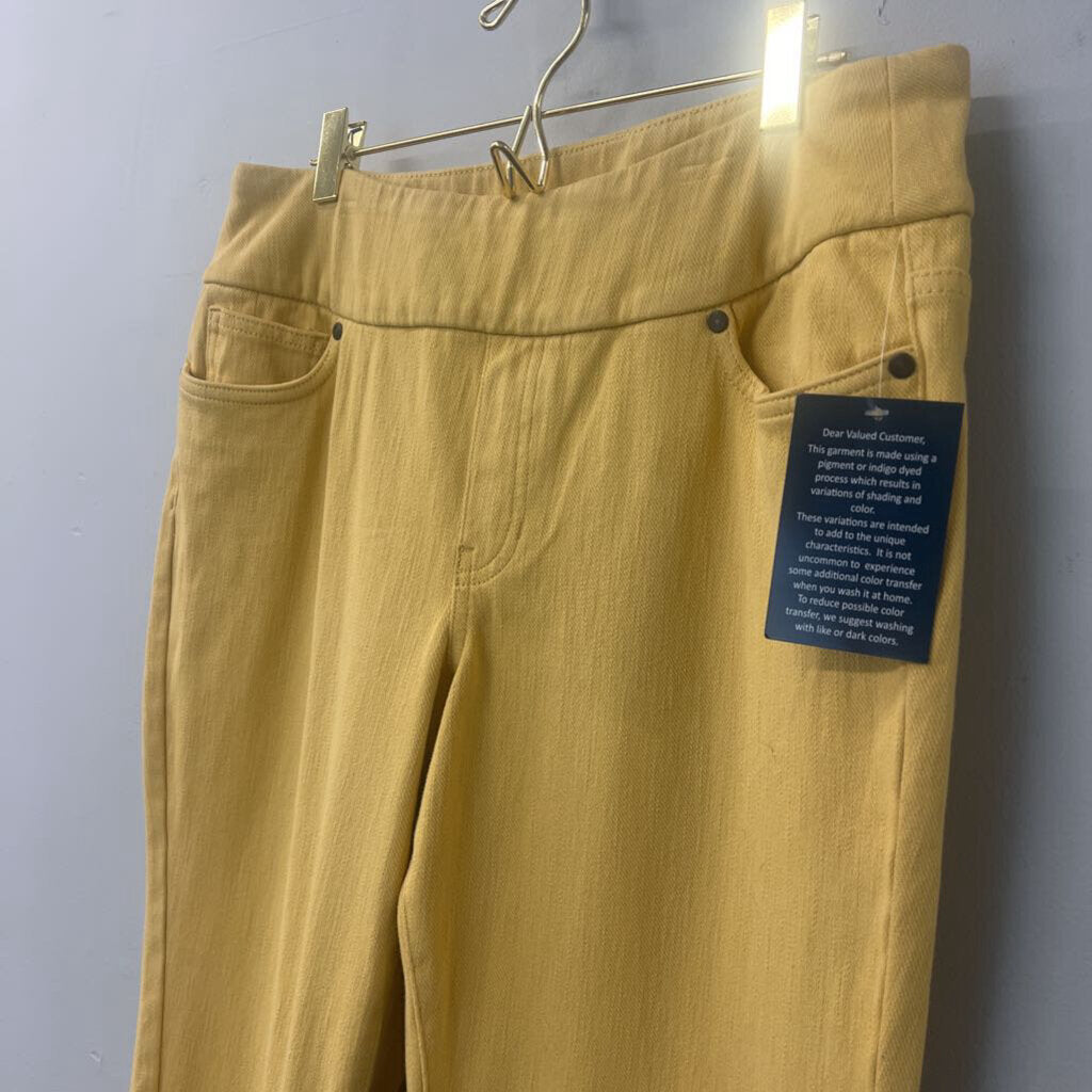 Coldwater Creek Yellow Pull On Pants 12P