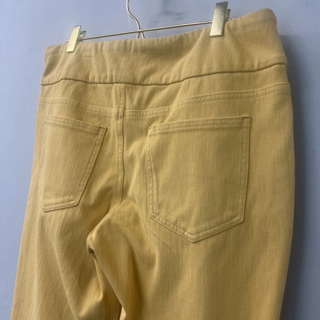 Coldwater Creek Yellow Pull On Pants 12P