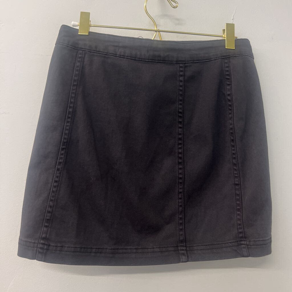 Altar'd State Grey Side Button Mini Skirt Small