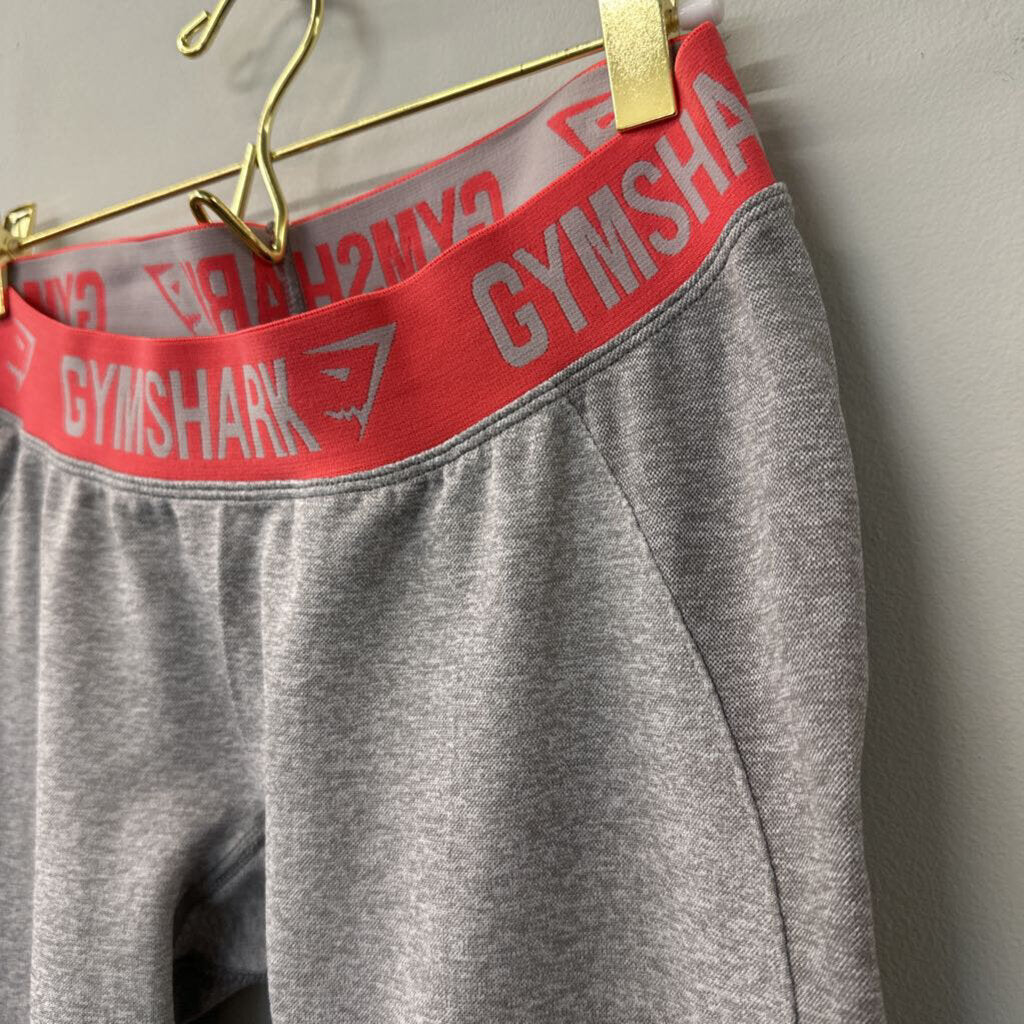 GymShark Grey/ Pink Waistband Full Length Leggings Large