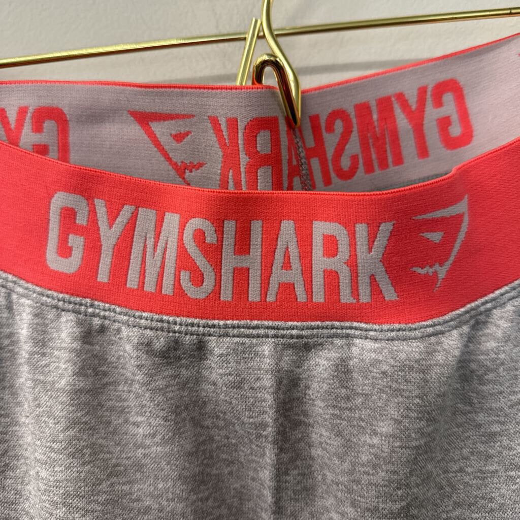 GymShark Grey/ Pink Waistband Full Length Leggings Large