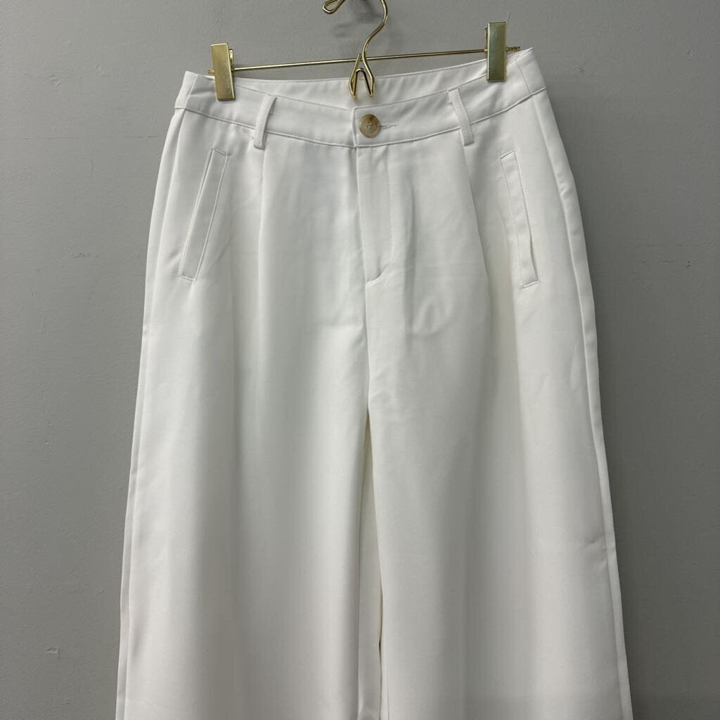 Dazy-Less White Wide Leg Trouser Pants Medium