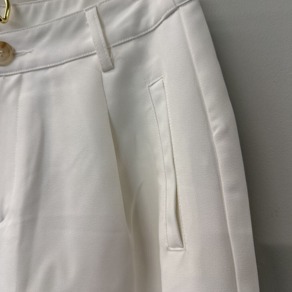 Dazy-Less White Wide Leg Trouser Pants Medium