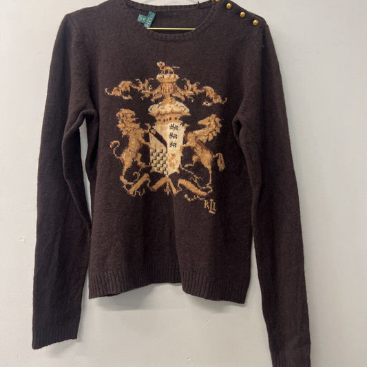 Vintage Ralph Lauren Crest Sweater Large