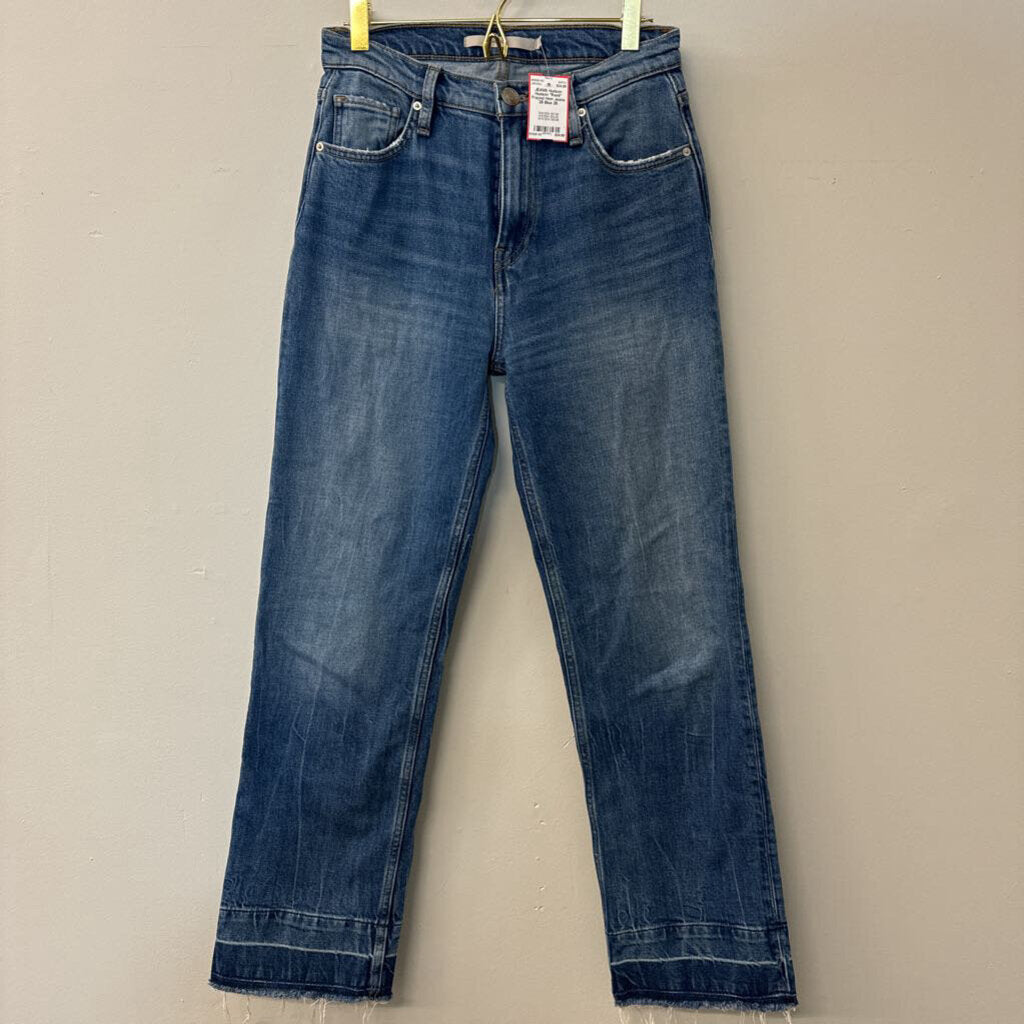 Hudson "Remi" Frayed Hem Jeans 25