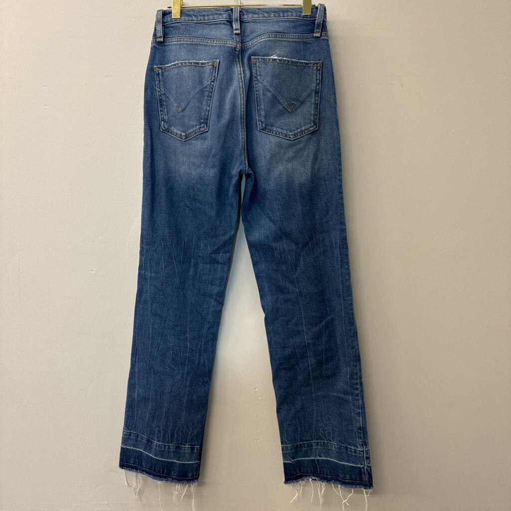 Hudson "Remi" Frayed Hem Jeans 25