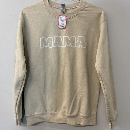 Beige "Mama" Sweatshirt Small