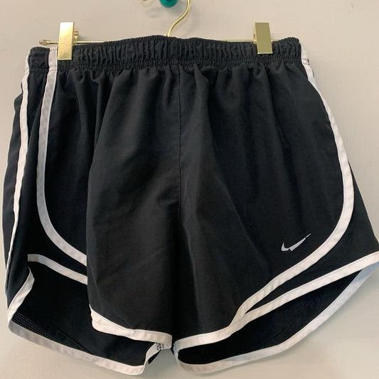 Nike Black/ White Athletic Shorts Medium