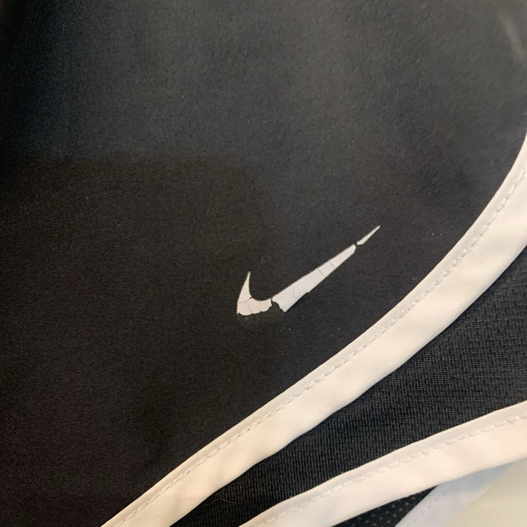 Nike Black/ White Athletic Shorts Medium