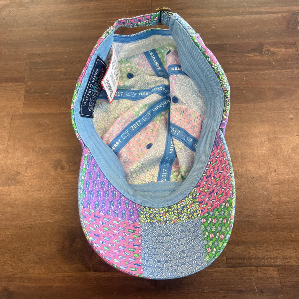 Vineyard Vines Multi Color Patchwork Baseball Hat