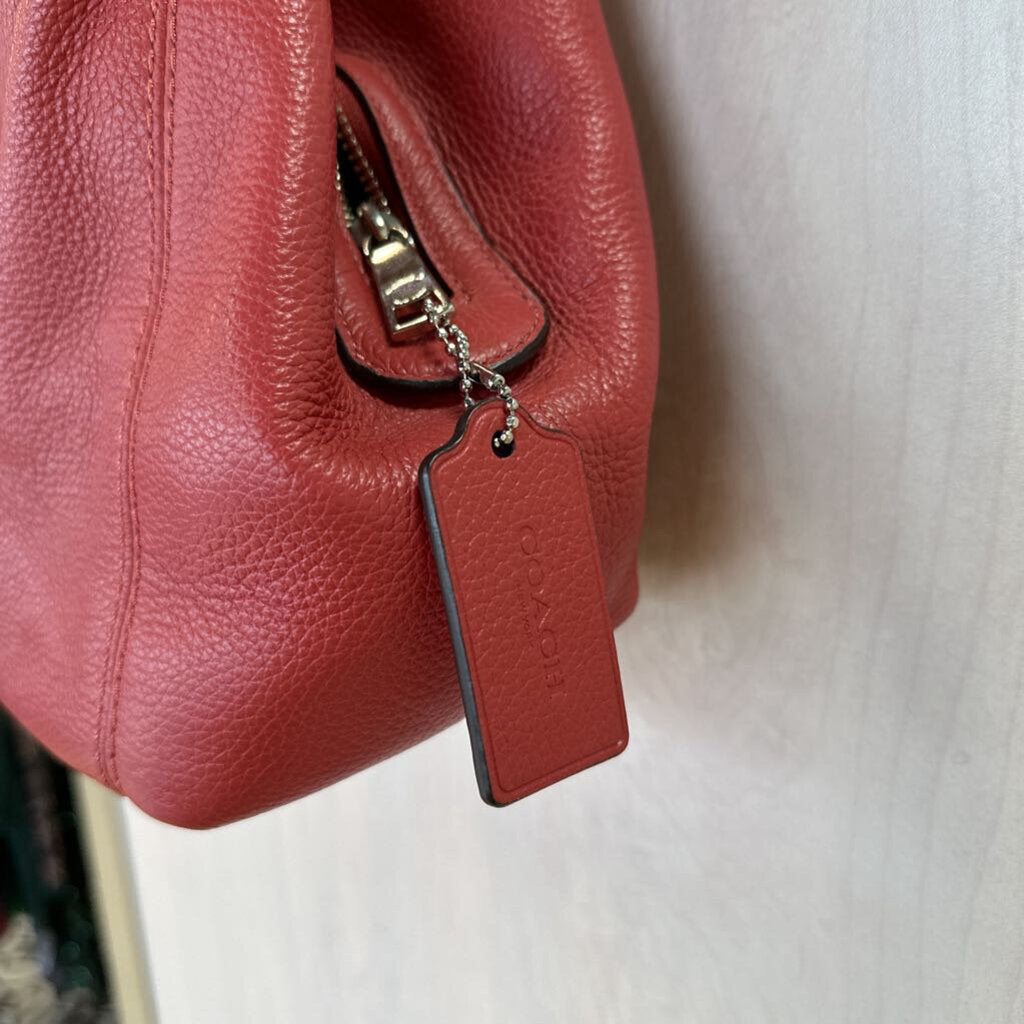 Coach Pebbled Leather Lexy Saddle Bag