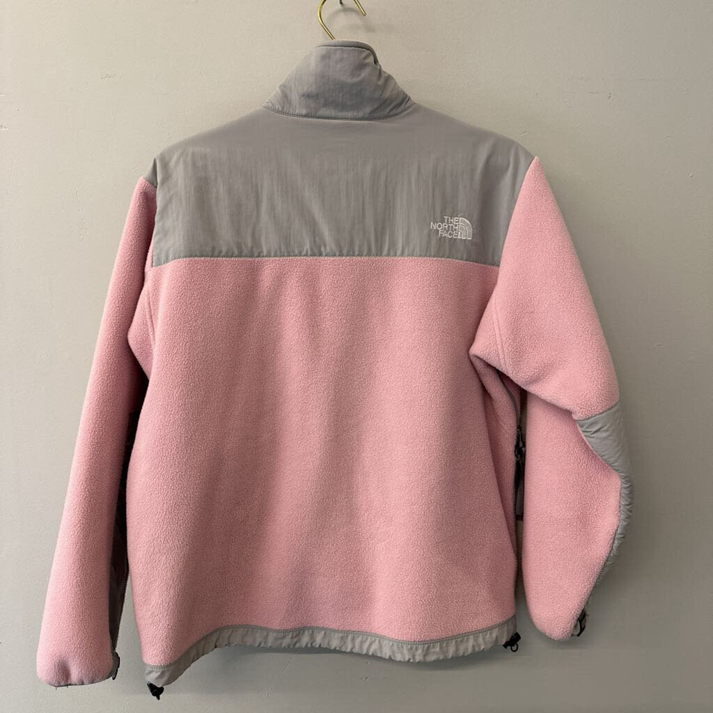 The North Face Pink/Grey Fleece Zip Up Medium