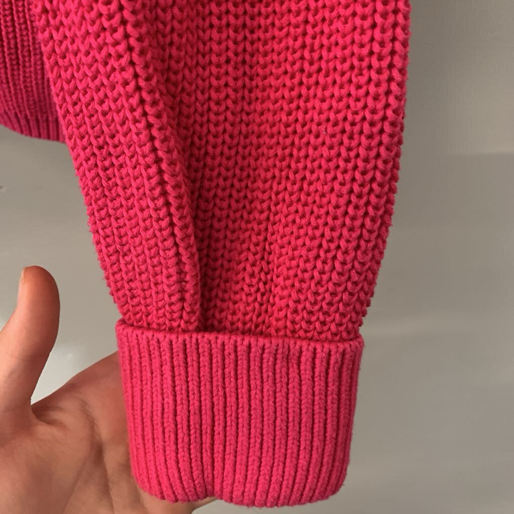 French Connection Hot Pink Knit Sweater Small