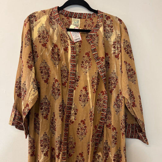 NWT Jaded Gypsy High Low Printed Top One Size