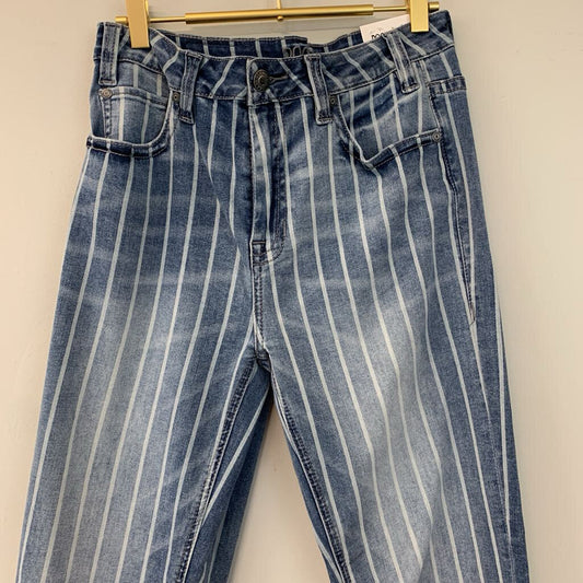 NWT Rock & Roll Cowgirl Striped High Rise Trouser 29