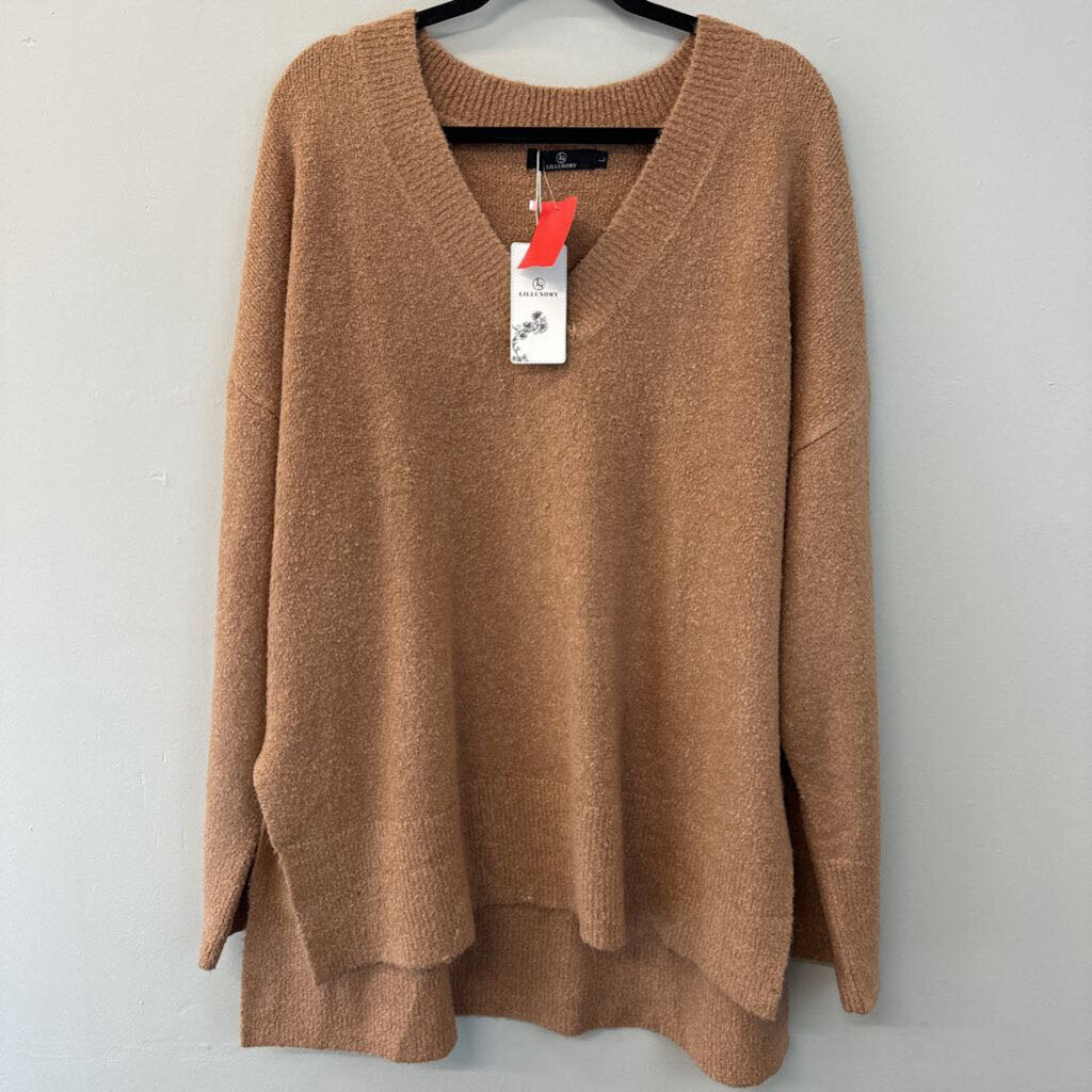 NWT Lillusory Long V-Neck Sweater Large