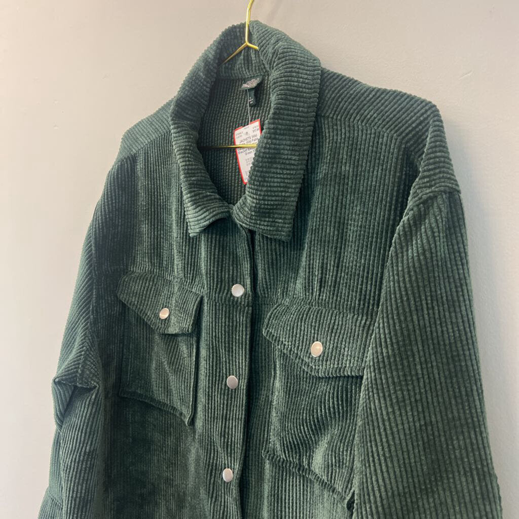 Wild Fable Corduroy Button Up Shacket Extra Large