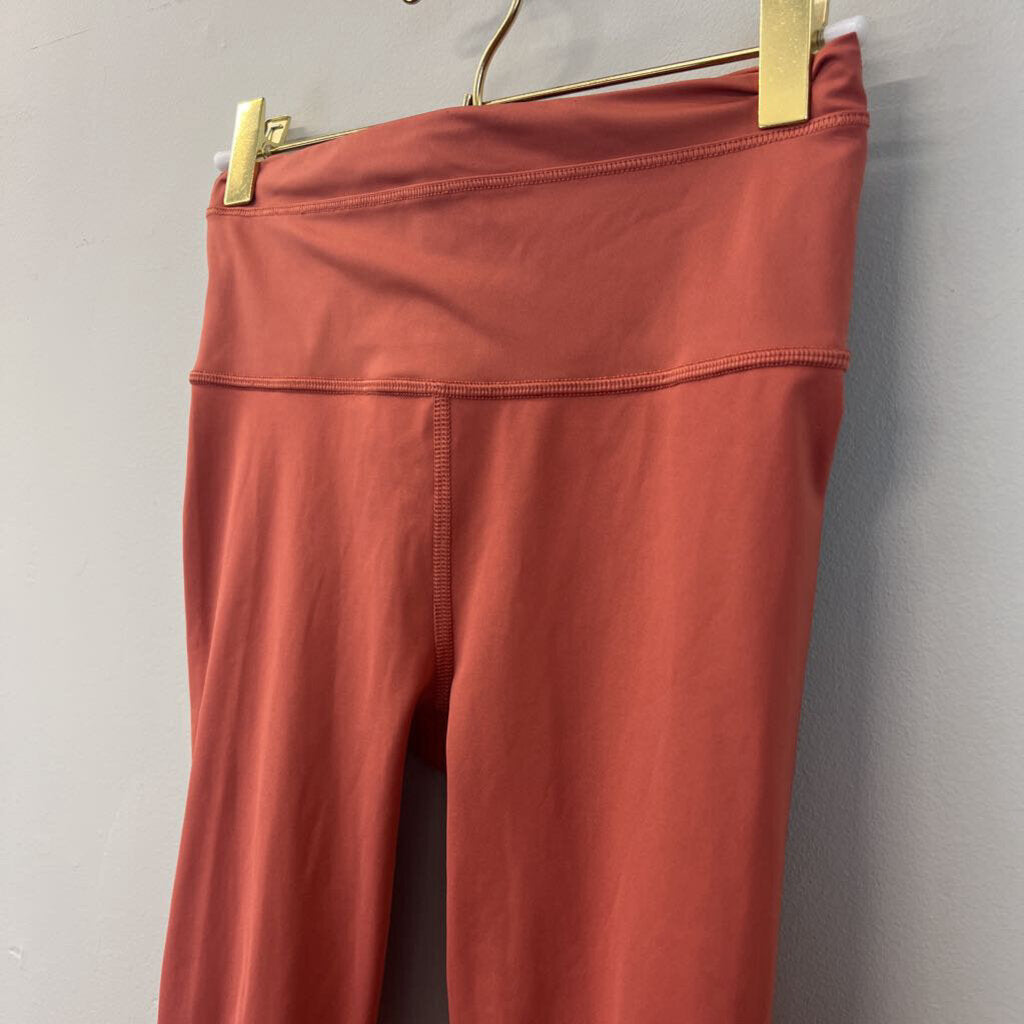 Athleta Orange Cropped Athletic Leggings Extra Small