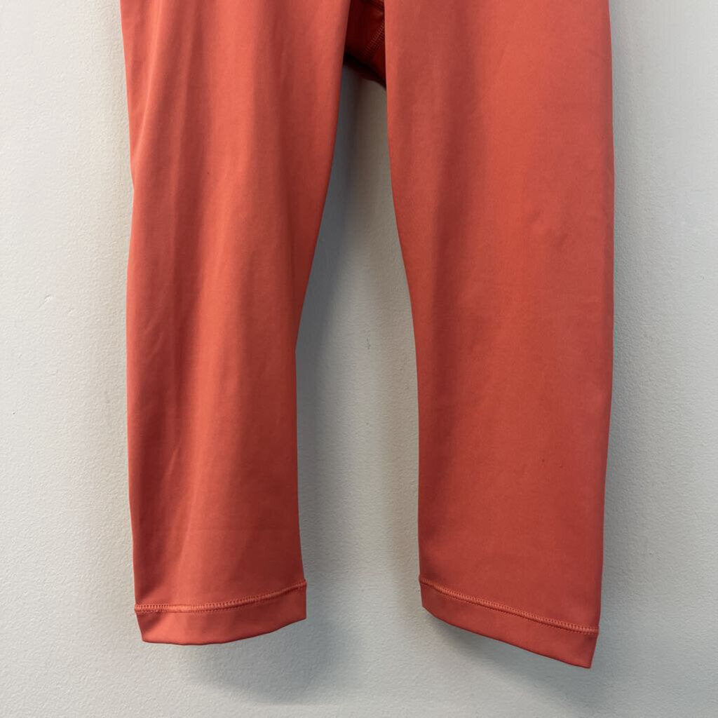 Athleta Orange Cropped Athletic Leggings Extra Small