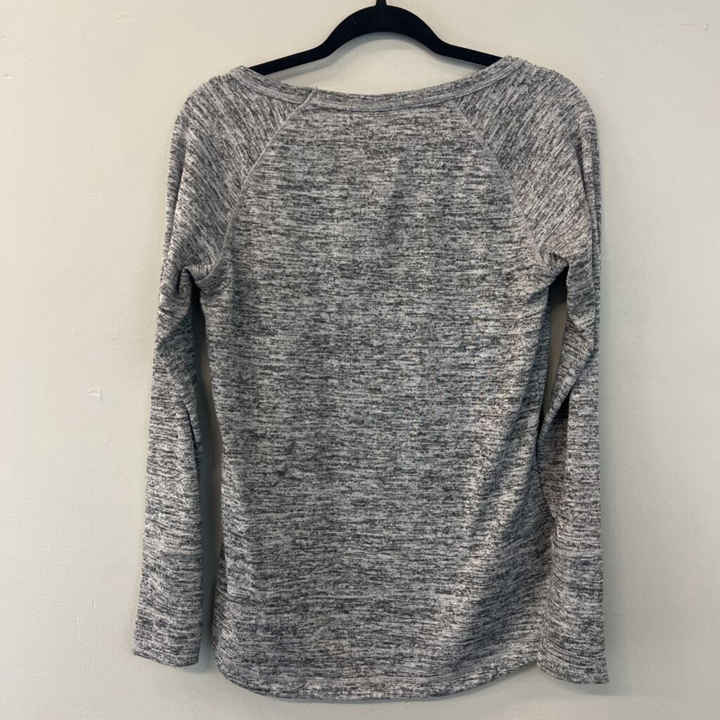 Athleta Grey Long Sleeve Athletic Top Small