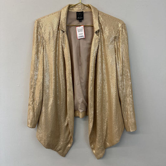 Ella Moss Gold Sequin Blazer Medium