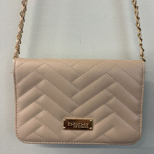 Bebe Cream Small Crossbody Purse