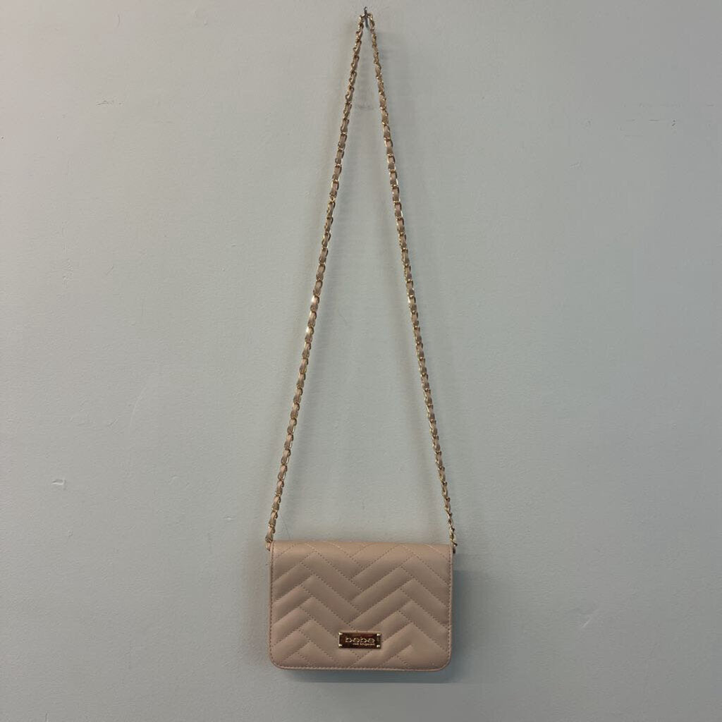 Bebe Cream Small Crossbody Purse