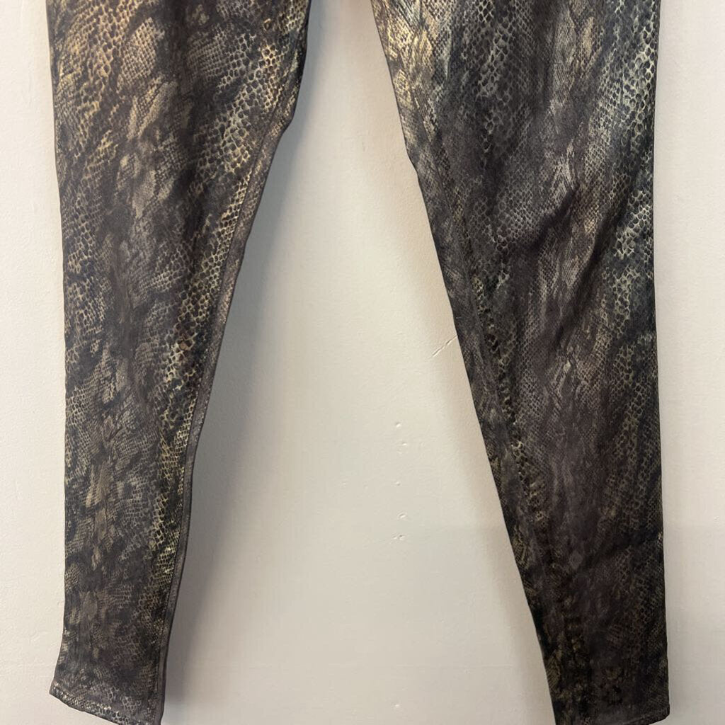 J Brand Snakeskin Print Skinny Pants 29