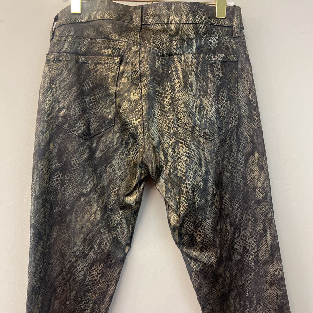 J Brand Snakeskin Print Skinny Pants 29