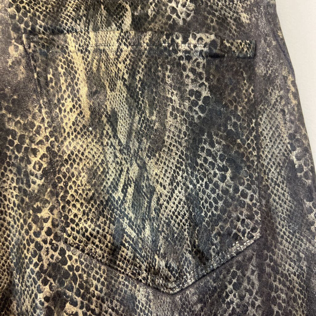 J Brand Snakeskin Print Skinny Pants 29