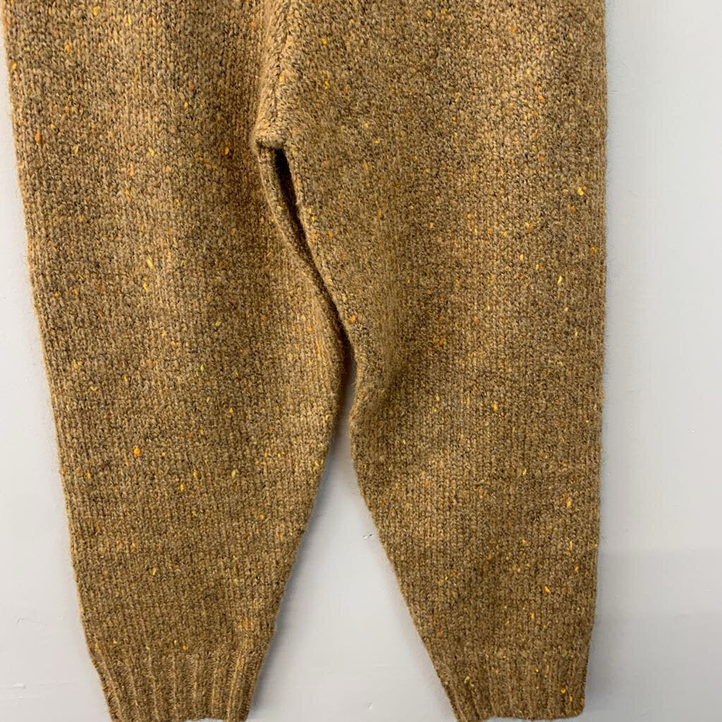 Zara Brown Knit Sweater Pants Medium