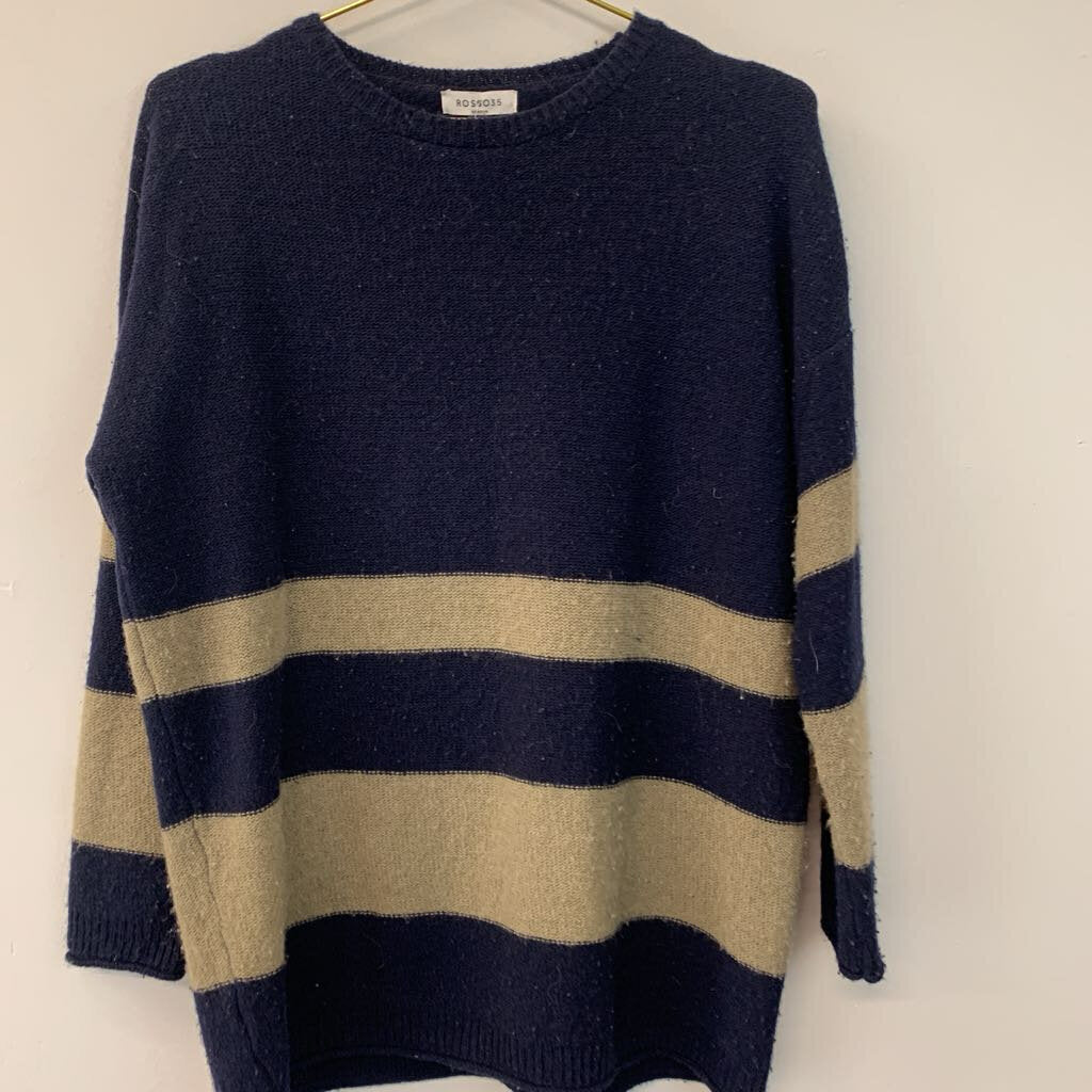 Rosso35 Striped Cashmere Sweater 44