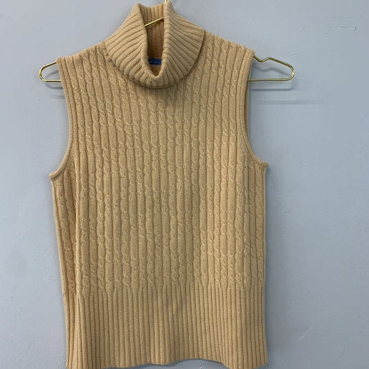 White + Warren Cable Knit Sweater Vest Small