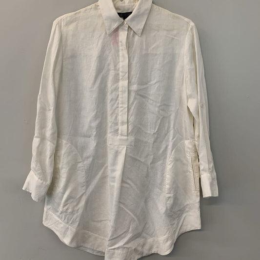 Lafayette 148 100% Linen Button Up Tunic 6