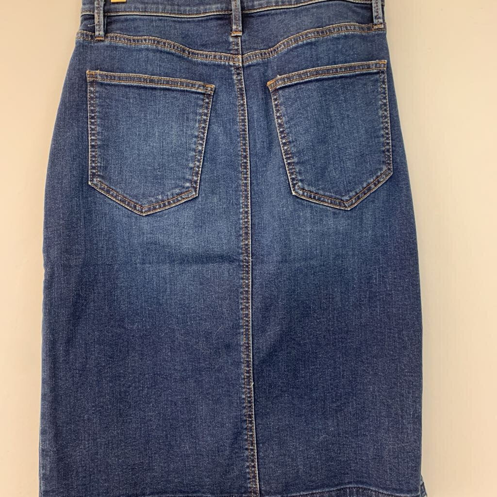 NWT Ann Taylor Knee Length Denim Skirt 6