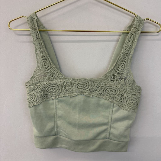 Y2K Wet Seal Crochet Lace Crop Top Medium