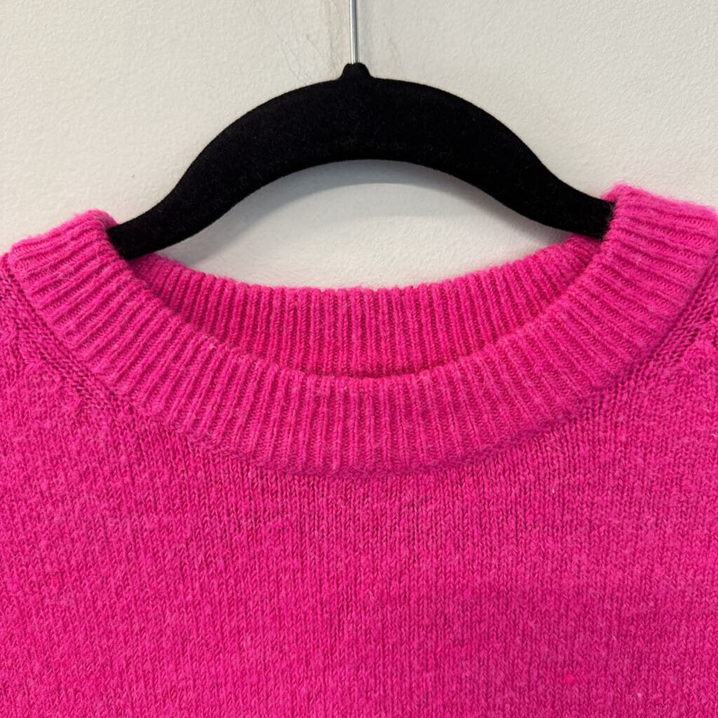 A New Day Hot Pink Crewneck Sweater Large