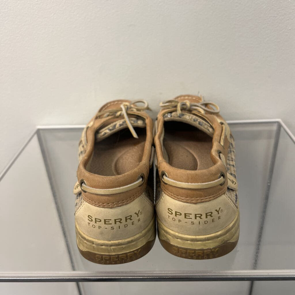 Sperry Top Sider Angelfish Leopard Shoes 7.0