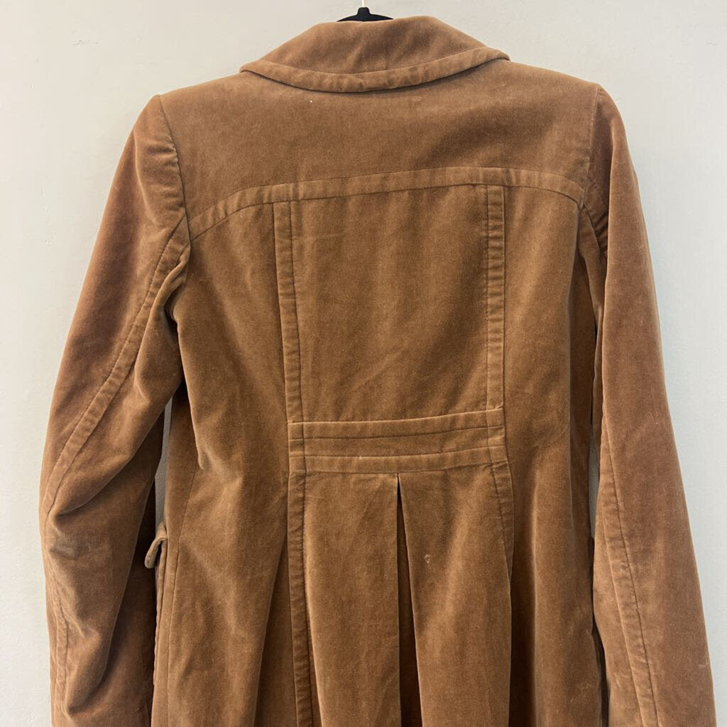 Boden Suede Double Breasted Long Jacket 4