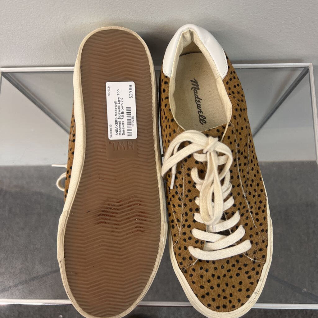 Madewell Sidewalk Low Top Sneakers 7.0